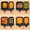 Tefal Easy Fry Dual XXL EY942HE0 gruzdintuvė Dviguba 11 L Atskira 2020 W Karšto oro gruzdintuvė Pilka
