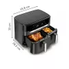 Tefal Easy Fry Dual XXL EY942HE0 gruzdintuvė Dviguba 11 L Atskira 2020 W Karšto oro gruzdintuvė Pilka