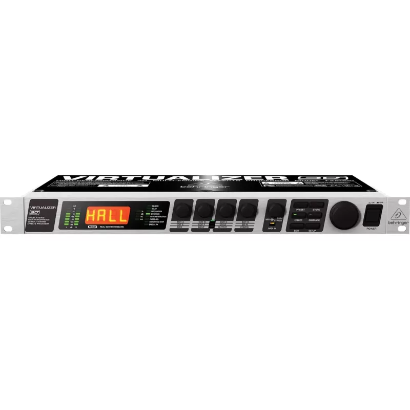 Efektų procesorius Behringer FX2000, plotis 44,5 mm, gylis 483 mm, aukštis 217 mm