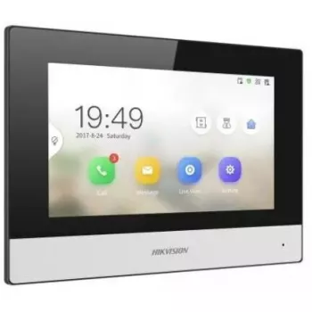 Pagrindinė stotelė Hikvision DS-KH6320-WTE2(B) juoda pilka Wi-Fi Ethernet