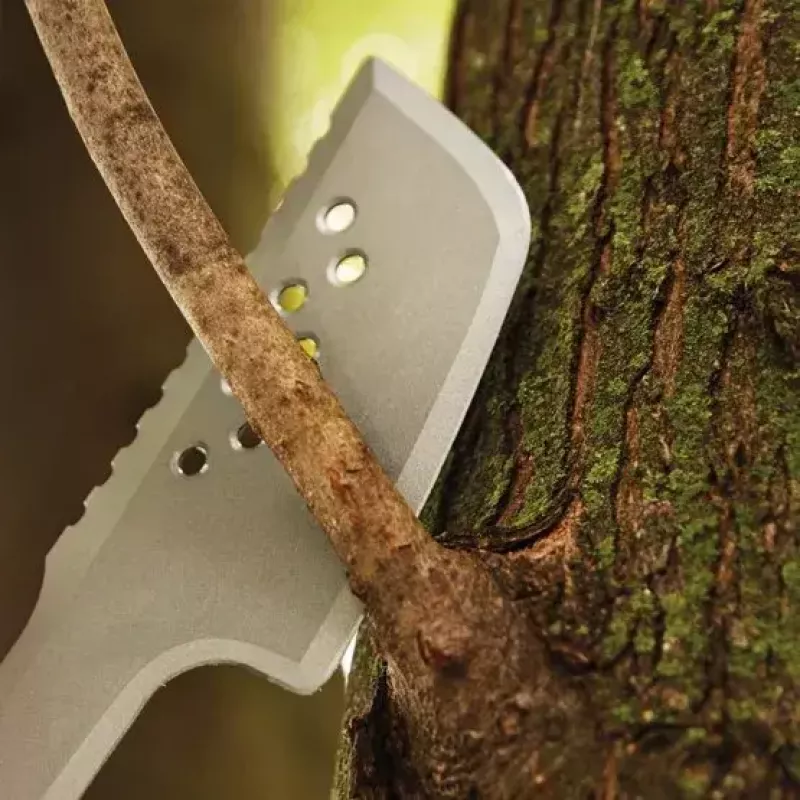 Sodo mačetė „Fiskars 1051236“ iš nerūdijančio plieno, oranžinė rankena