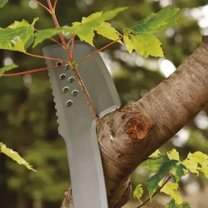 Sodo mačetė „Fiskars 1051236“ iš nerūdijančio plieno, oranžinė rankena