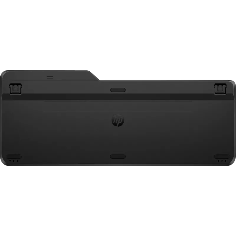 Belaidė klaviatūra HP 475 Dual-Mode — viso dydžio QWERTY, RF + Bluetooth 5.3, skaitmenų klaviatūra, juoda, 376×153×19 mm