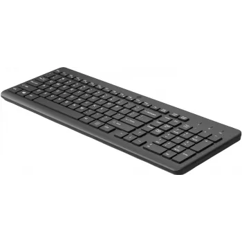 Belaidė klaviatūra „HP 225“ pilno dydžio mechaninė QWERTY juoda