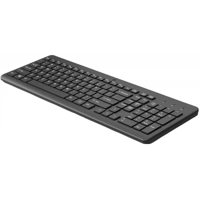 Belaidė klaviatūra „HP 225“ pilno dydžio mechaninė QWERTY juoda