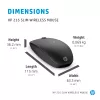 Pelė HP 235 plonas Wireless RF Wireless