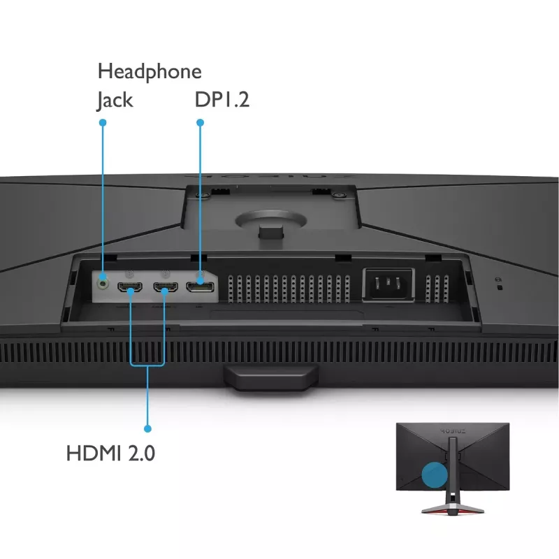 Monitorius BenQ EX2710U 27 colių 4K UHD IPS LED 3840×2160 144 Hz HDR10 FreeSync Premium, 1 ms, USB-C stotelė, 2 garsiakalbiai