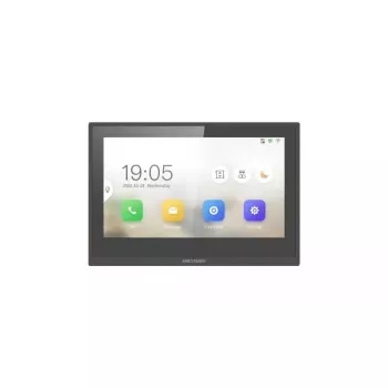 Vaizdo domofono sistema Hikvision DS-KH6351-WTE1 7 colių LCD 1024x600 Juoda