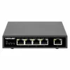 Intellinet 5 prievadų Gigabit Ethernet PoE+ komutatorius 62W 4 PSE prievadai