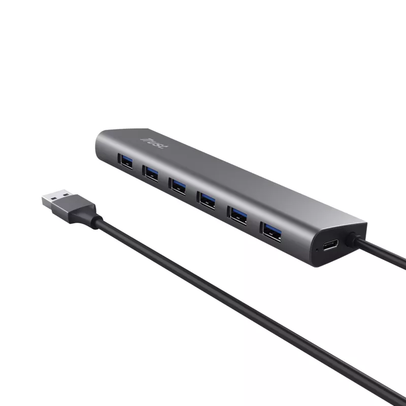 Trust Halyx USB 3.2 Gen 1 (3.1 Gen 1) Type-A 5000 Mbit/s Sidabrinis