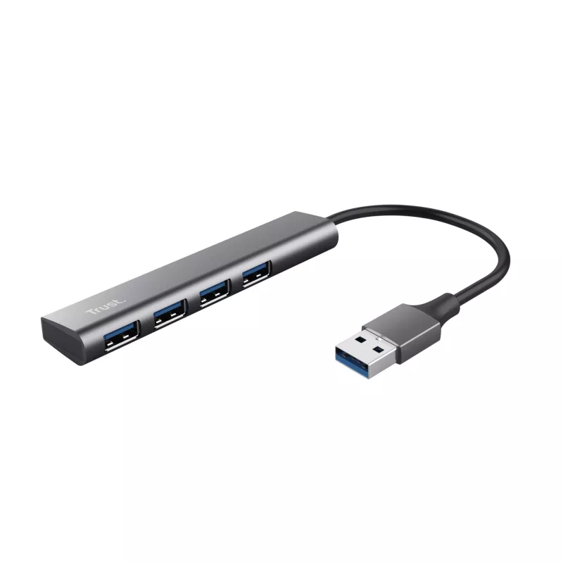 Trust Halyx USB 3.2 Gen 1 (3.1 Gen 1) Type-A 5 Mbit/s juodas, pilkas