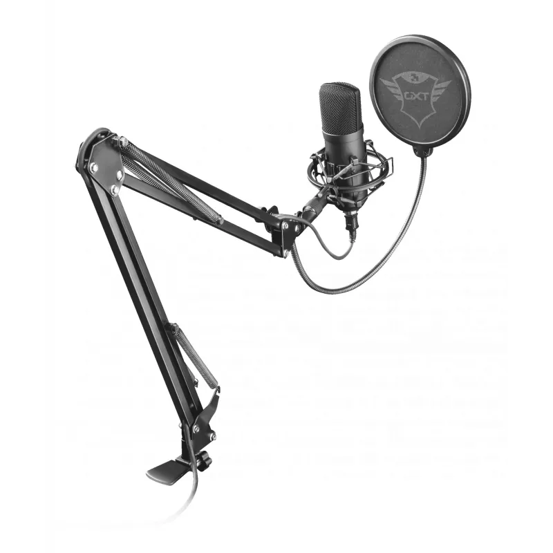 Trust GXT 252+ Emita Plus juodas studijinis mikrofonas
