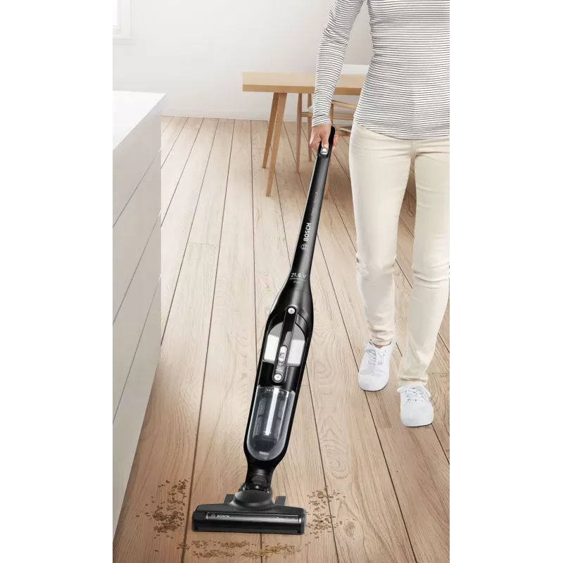 Bosch BBH32101 belaidis vertikalus dulkių siurblys 2-in-1 Dry Bagless Juoda