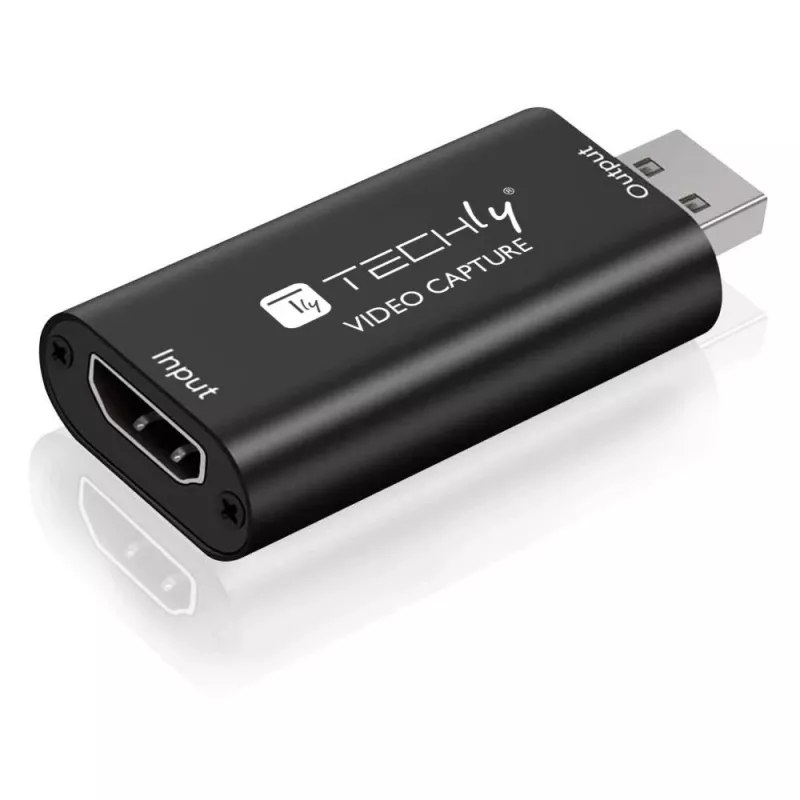 Vaizdo signalo keitiklis TECHLY I-USB-VIDEO-1080TY — HDMI į USB Type-A, 1920×1080@60Hz, 12 bitų, maitinamas per USB