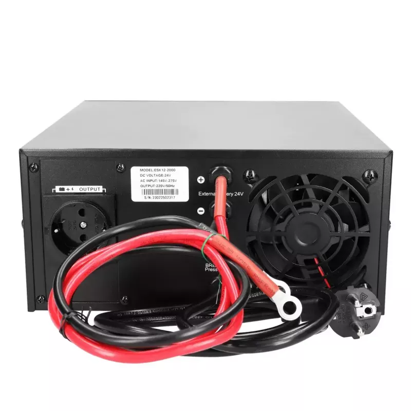 Maitinimo keitiklis Extralink Piorun 3000VA 2100W grynos sinusinės bangos 24VDC