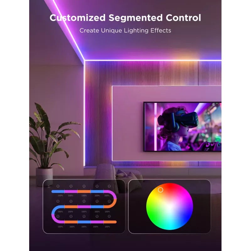 Universali juostelė šviestuvui Govee Light Pro 3000 mm LED 3780 lemputės