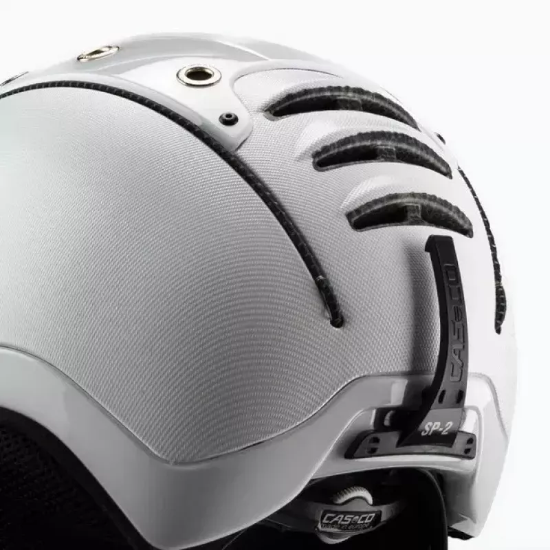 Slidinėjimo šalmas Casco SP-2 Carbonic Visor baltas dydis S (52-54 cm)