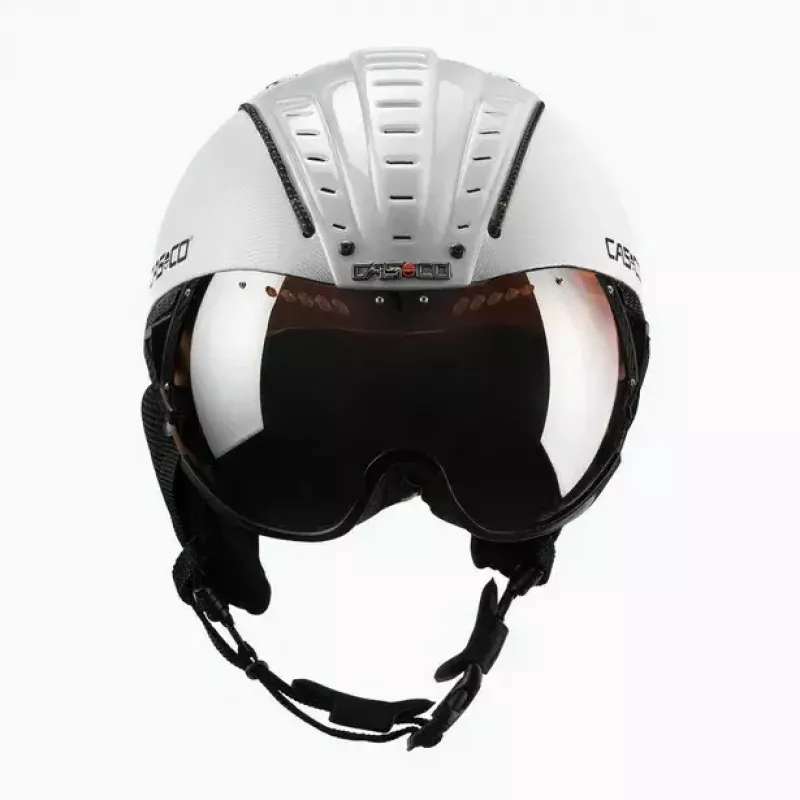 Slidinėjimo šalmas Casco SP-2 Carbonic Visor baltas dydis S (52-54 cm)