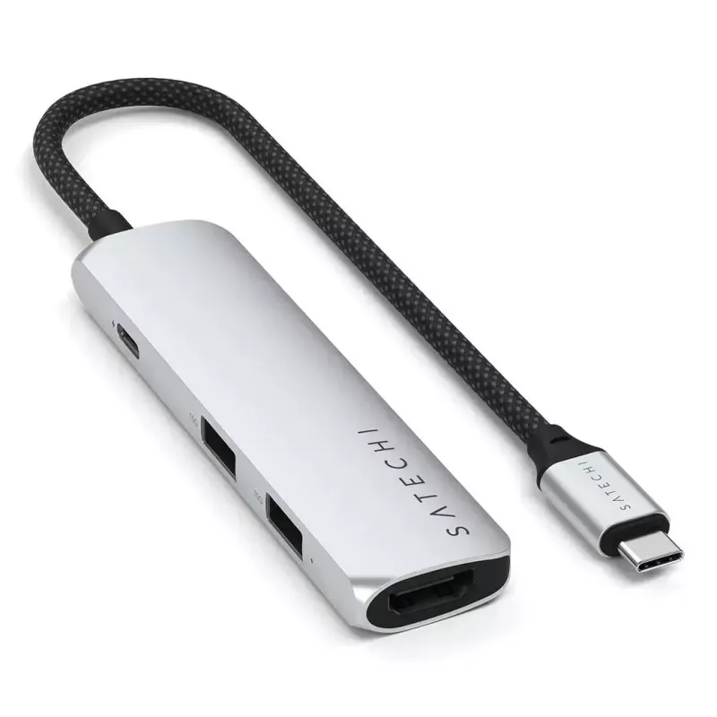 Satechi ST-P4SS USB Type-C šakotuvas 10000 Mbit/s HDMI USB 3.2