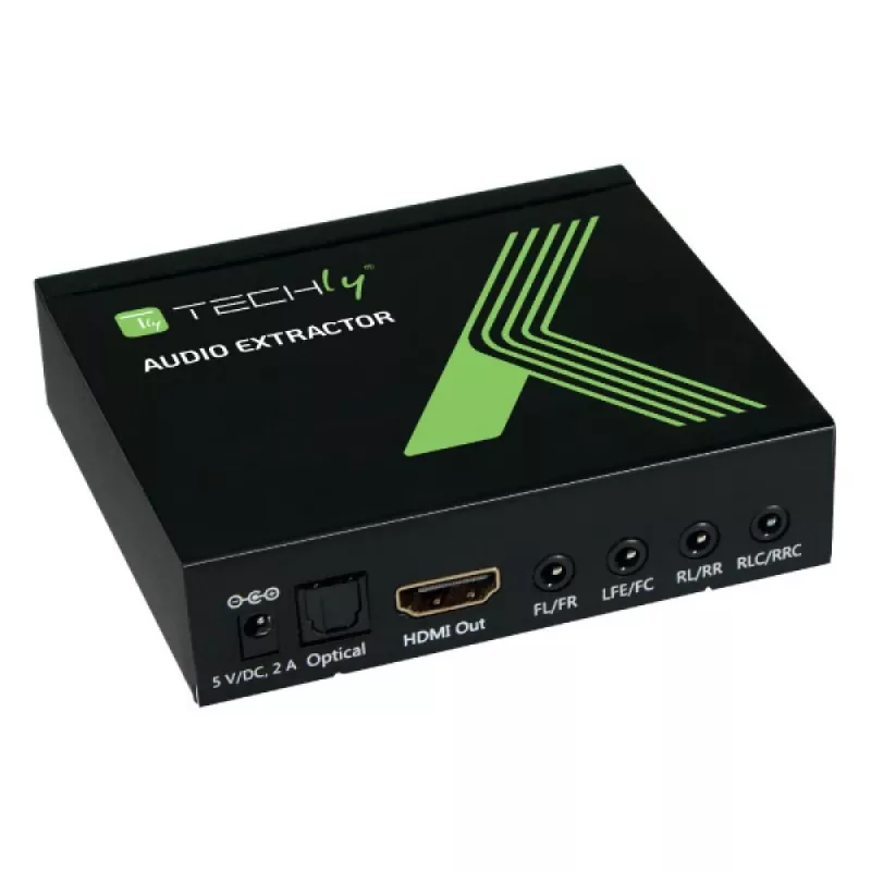 Techly garso ištraukiklis 7.1 LPCM HDMI 4K UHD 3D IDATA HDMI-EA74K