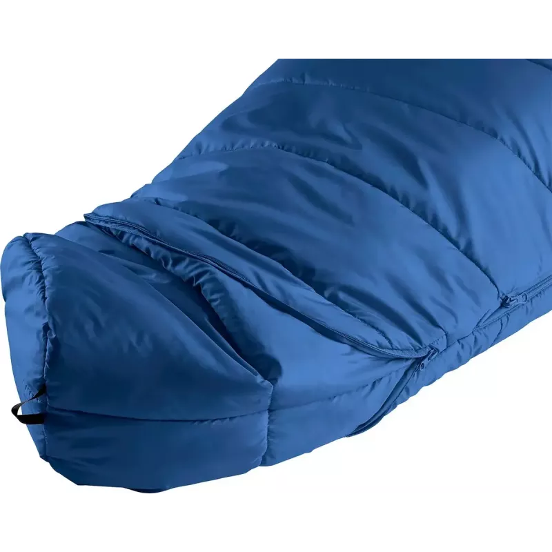Muminis miegmaišis vaikams DEUTER Starlight 130–170 cm ūgiui, tuščiavidurio pluošto užpildas, vasarinis, 910 g, su gobtuvu, nightblue/redwood