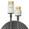 Lindy 4,5 m CROMO plonas didelės spartos HDMI laidas su eternetu, 4,5 m, HDMI A tipo (standartinis), HDMI A tipo (standartinis), 3D, juoda, auksinė, sidabrinė