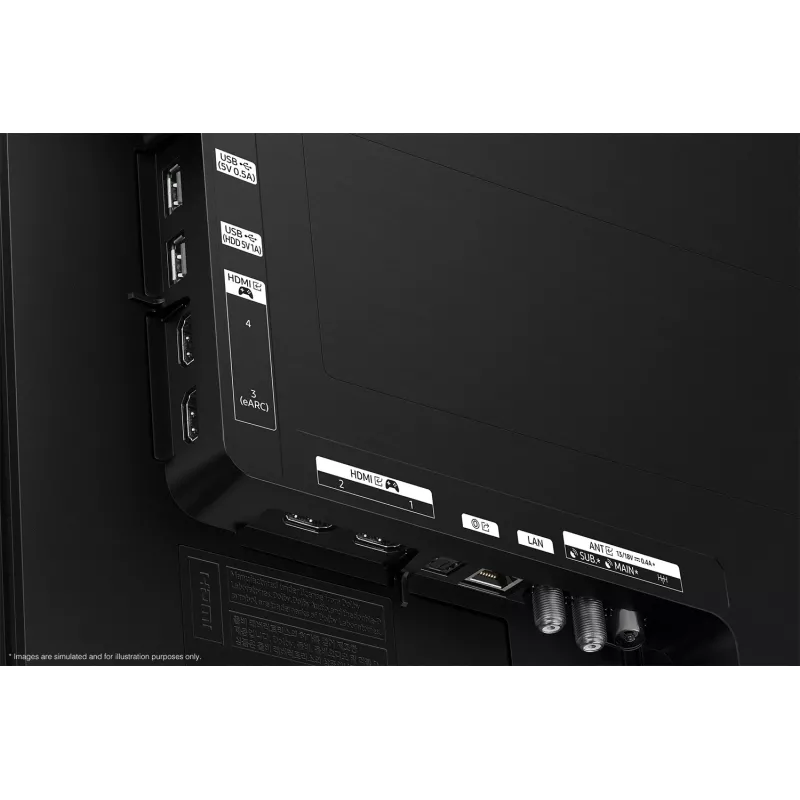 OLED televizorius Samsung S90F QE83S90FAE 83 colių 4K UHD (3840×2160), Tizen, 120 Hz, HDMI x4, Wi‑Fi, Bluetooth 5.3
