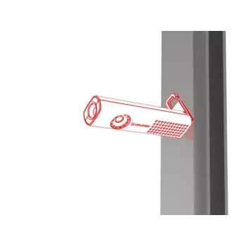 Kišeninis darbo žibintuvėlis Ledlenser 502735 12W LED juodas