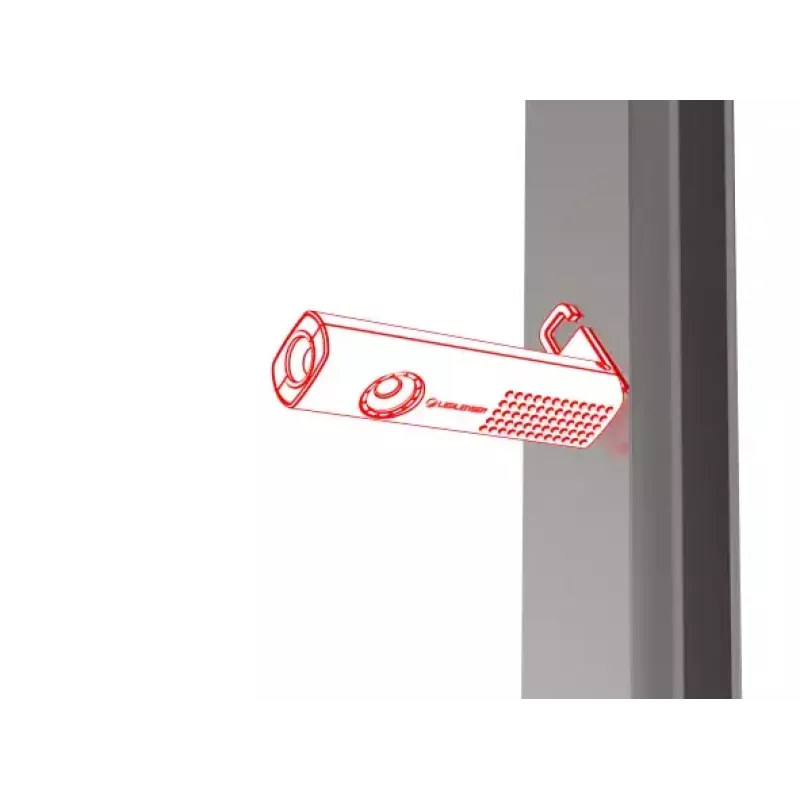 Kišeninis darbo žibintuvėlis Ledlenser 502735 12W LED juodas