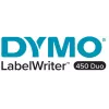DYMO LabelWriter 450 Duo Lipdukų spausdintuvas | Tiesioginis terminis lipdukų spausdintuvas | Greitas lipdukų, brūkšninių kodų ir kt. spausdinimas | Spausdina tiek LW lipdukus, tiek D1 plastikinius lipdukus