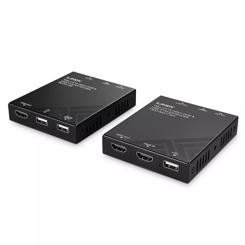 KVM plėstuvas Lindy 120 m Cat.6 HDMI ir USB siųstuvas ir imtuvas