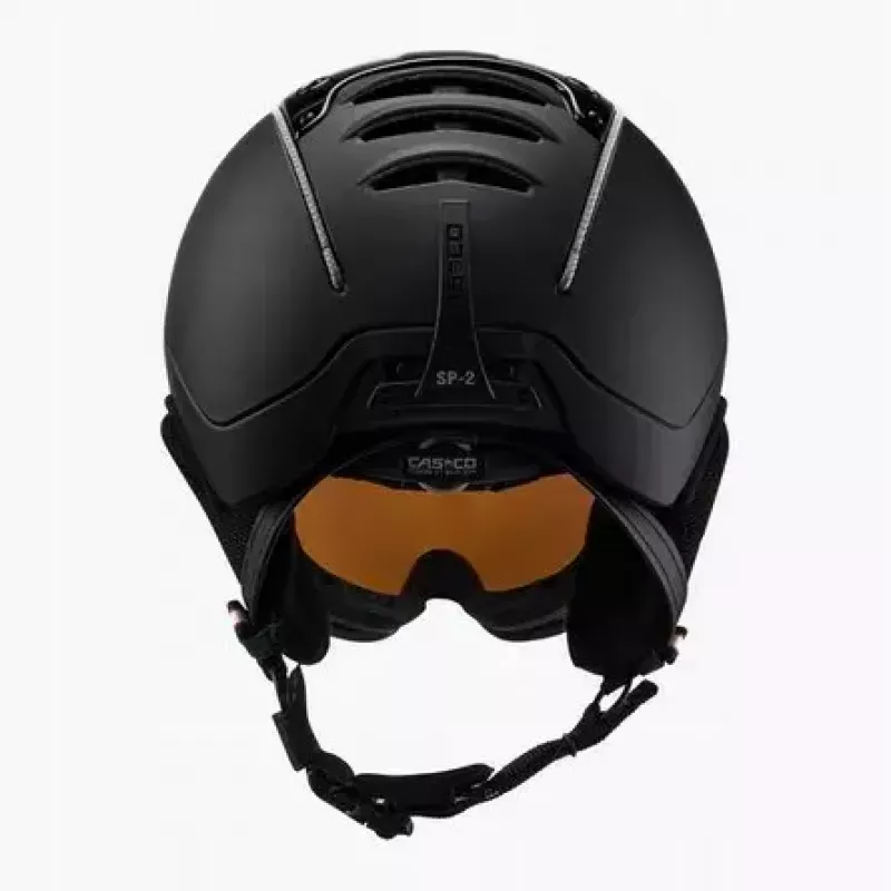 Slidinėjimo šalmas Casco SP-2 Carbonic Visor, dydis M (55–57 cm), juodas