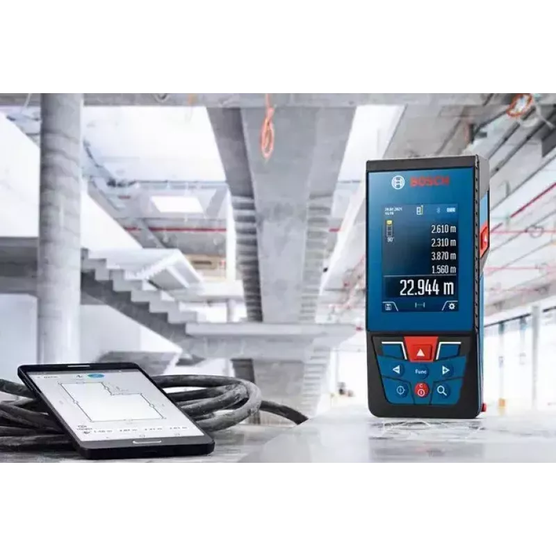 Bosch GLM 100-25 C Professional Juoda, Blue, Red 4x 0.08 - 100 m
