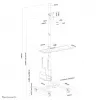 Neomounts FPMA-MOBILE1700 mobilioji darbo vieta 10-32 col.