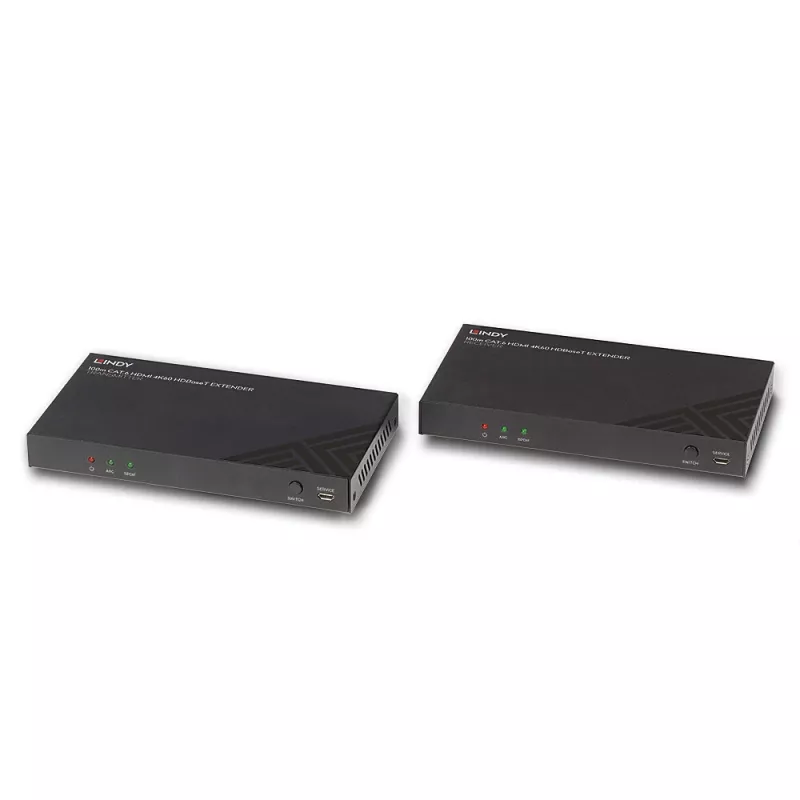 HDMI plėstuvas Siųstuvas ir Imtuvas Lindy 100m Cat.6 4K60 Garsas IR RS-232