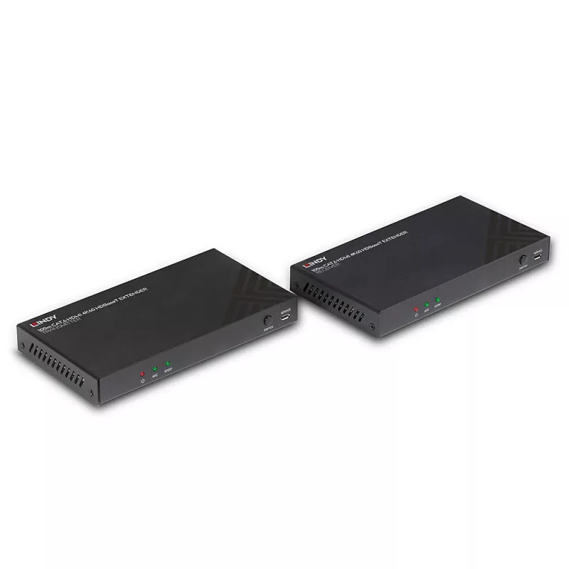 HDMI plėstuvas Siųstuvas ir Imtuvas Lindy 100m Cat.6 4K60 Garsas IR RS-232