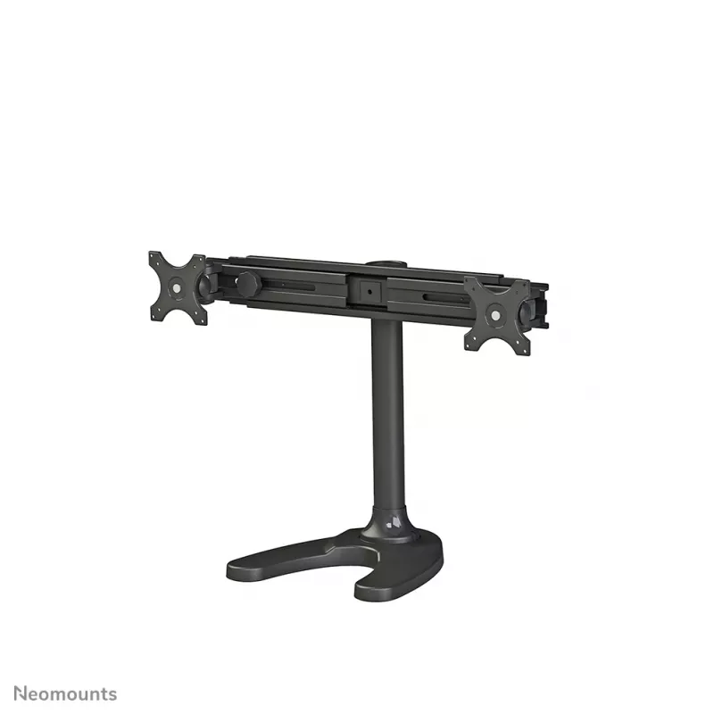 Neomounts FPMA-D700DD monitoriaus stovas 19-30 colių, Laisvai pastatomas / kiauryminis tvirtinimas, 8 kg, 48.3 cm (19 colių), 76.2 cm (30 colių), 100 x 100 mm, Juodas