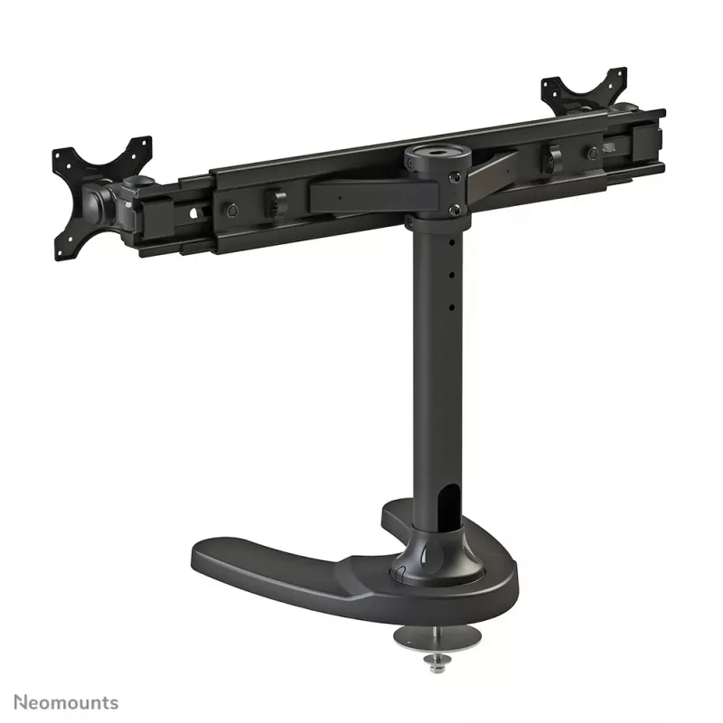 Neomounts FPMA-D700DD monitoriaus stovas 19-30 colių, Laisvai pastatomas / kiauryminis tvirtinimas, 8 kg, 48.3 cm (19 colių), 76.2 cm (30 colių), 100 x 100 mm, Juodas
