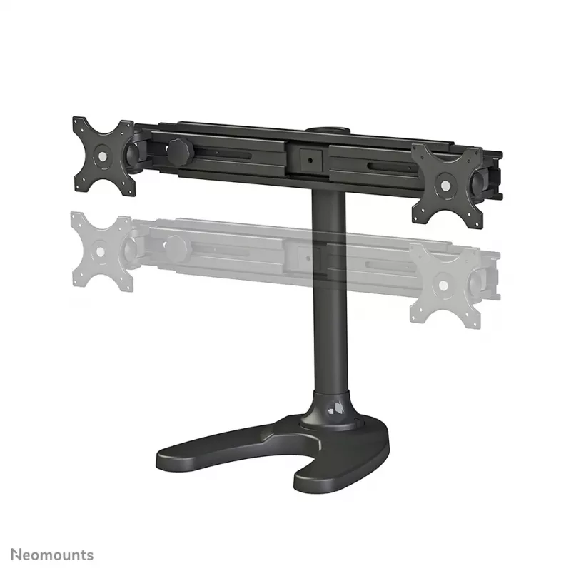 Neomounts FPMA-D700DD monitoriaus stovas 19-30 colių, Laisvai pastatomas / kiauryminis tvirtinimas, 8 kg, 48.3 cm (19 colių), 76.2 cm (30 colių), 100 x 100 mm, Juodas