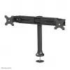 Neomounts FPMA-D700DD monitoriaus stovas 19-30 colių, Laisvai pastatomas / kiauryminis tvirtinimas, 8 kg, 48.3 cm (19 colių), 76.2 cm (30 colių), 100 x 100 mm, Juodas