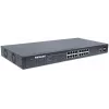Intellinet 16 prievadų gigabitinio eterneto PoE+ žiniatinklio valdomas jungiklis su 2 SFP prievadais, atitinka IEEE 802.3at/af Power over Ethernet (PoE+/PoE), 374 W, Endspan, 19 colių stovo montavimui