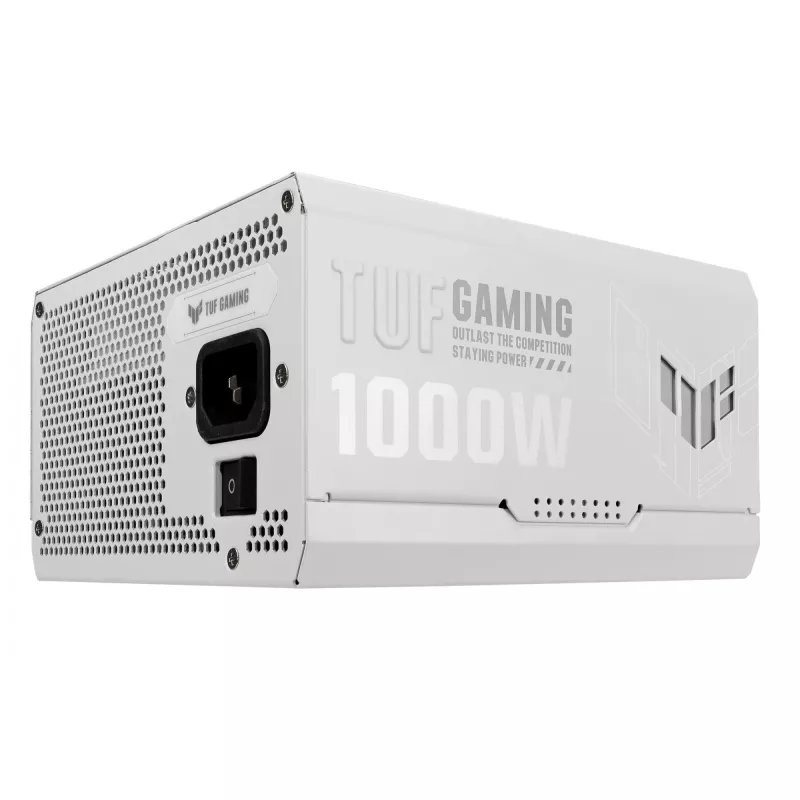 ASUS TUF Gaming 1000W Gold White Edition maitinimo blokas 20+4 kontaktų ATX ATX