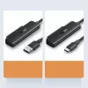 Išorinis 2,5 colio SATA III USB 3.0 korpusas UGREEN 70609, skirtas 2,5 colio SATA SSD/HDD, USB-A į SATA, 5 Gbit/s, juodas