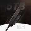 Išorinis 2,5 colio SATA III USB 3.0 korpusas UGREEN 70609, skirtas 2,5 colio SATA SSD/HDD, USB-A į SATA, 5 Gbit/s, juodas