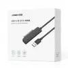 Išorinis 2,5 colio SATA III USB 3.0 korpusas UGREEN 70609, skirtas 2,5 colio SATA SSD/HDD, USB-A į SATA, 5 Gbit/s, juodas