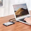 Išorinis 2,5 colio SATA III USB 3.0 korpusas UGREEN 70609, skirtas 2,5 colio SATA SSD/HDD, USB-A į SATA, 5 Gbit/s, juodas