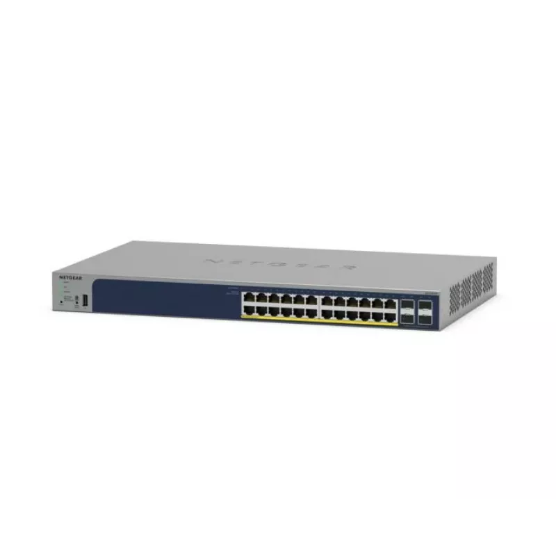 NETGEAR GS728TPP valdomas L2/L3/L4 Gigabit Ethernet (10/100/1000) maitinimas per Ethernet (PoE) pilka