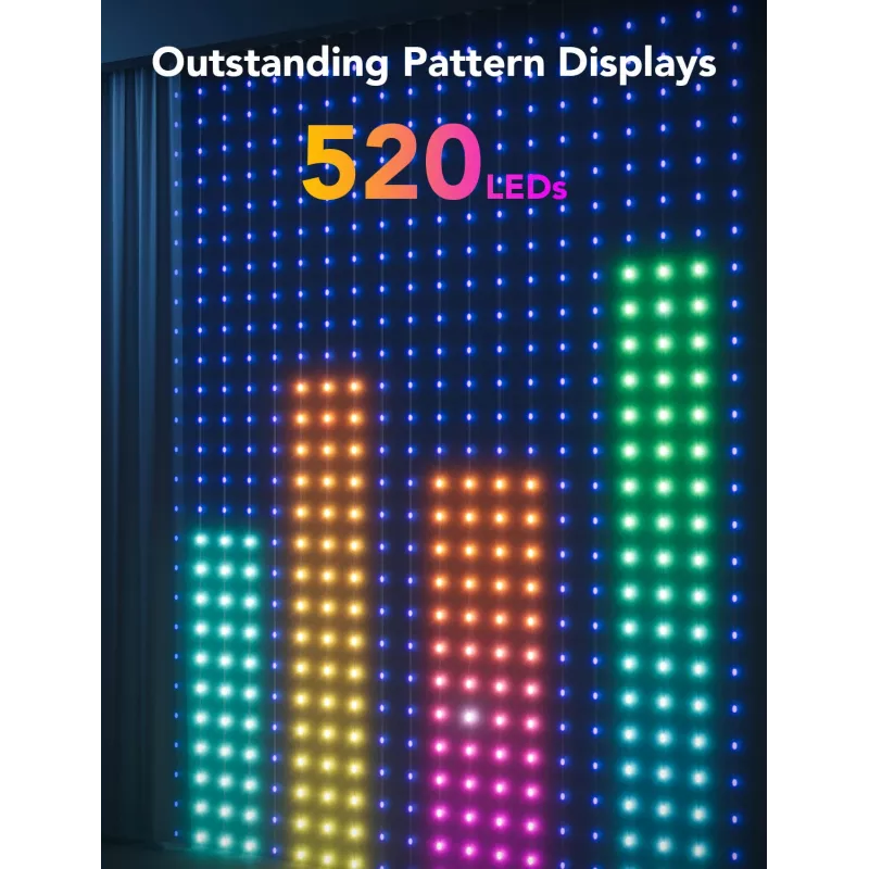 Universali juostinė lemputė Govee H70B1 LED 2000 mm Vidaus/lauko Įvairiaspalvė 520 lempučių