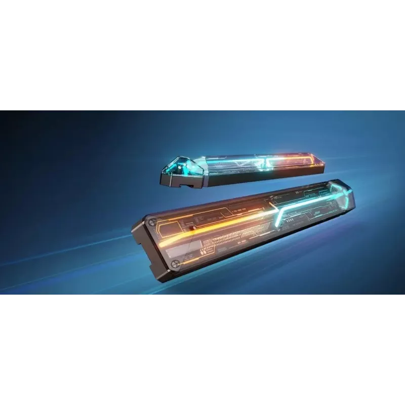 Išmanioji sieninė lemputė Govee Gaming Wall Lights (4+1) — Wi‑Fi/Bluetooth, įvairiaspalvė, 4 vnt., 370×45×30 mm