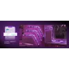 Išmanioji sieninė lemputė Govee Gaming Wall Lights (4+1) — Wi‑Fi/Bluetooth, įvairiaspalvė, 4 vnt., 370×45×30 mm